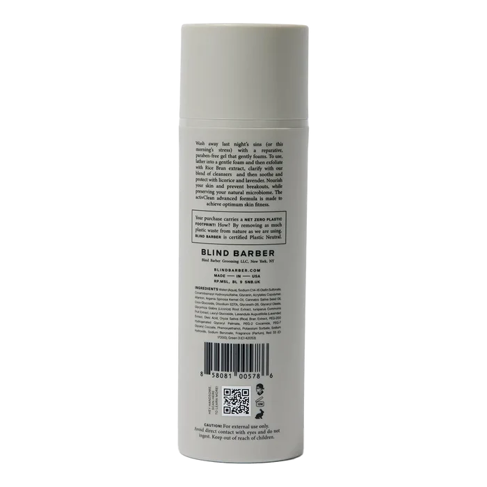Blind Barber Activclean Rice Bran Cleanser