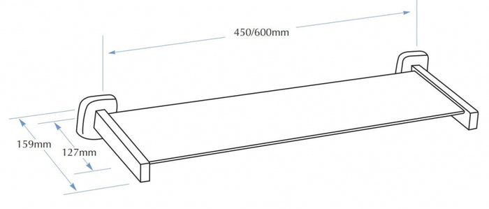 Bradley 9094 Washroom Shelf