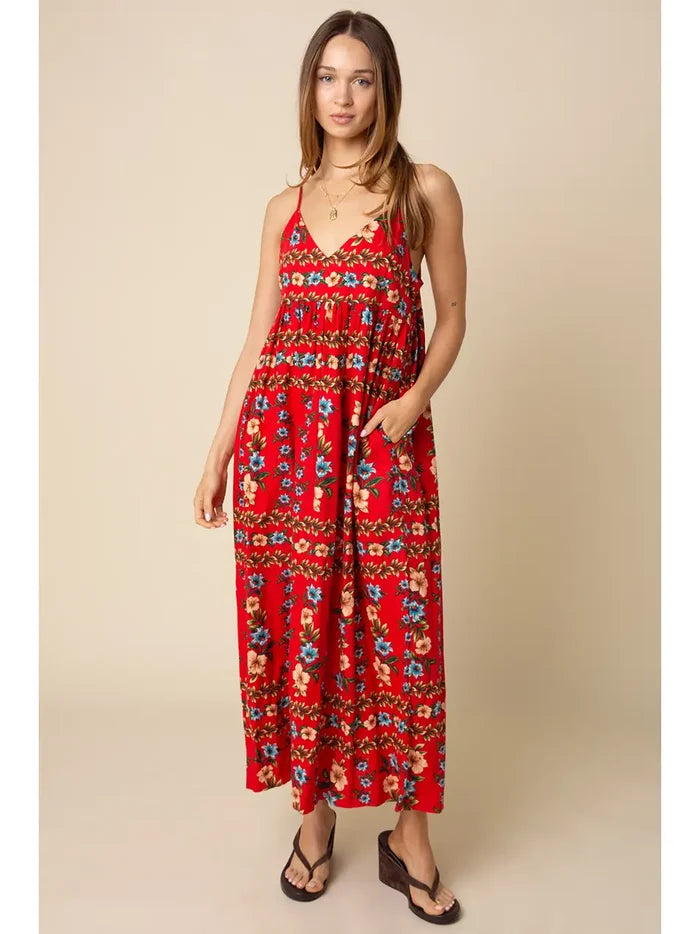 Bria Floral Cami Maxi Dress
