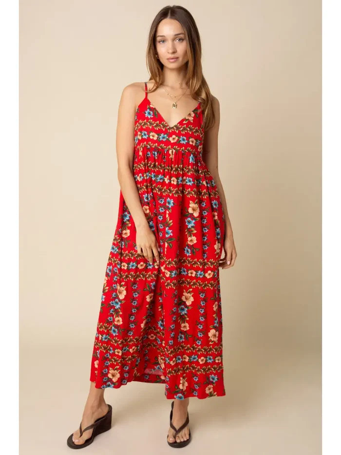 Bria Floral Cami Maxi Dress