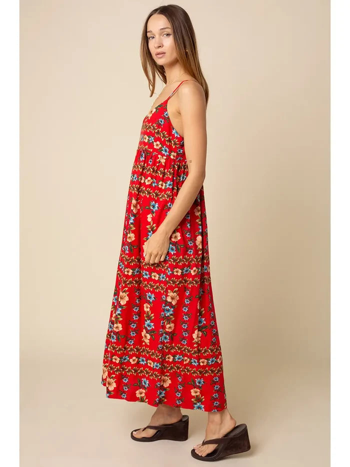 Bria Floral Cami Maxi Dress