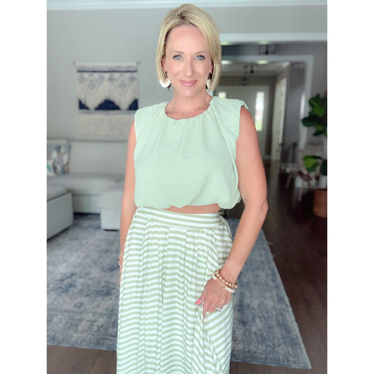 Brixton High Waist Midi Skirt