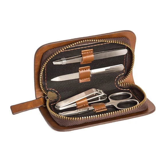 Brouk and Co. Manicure Set - Brown