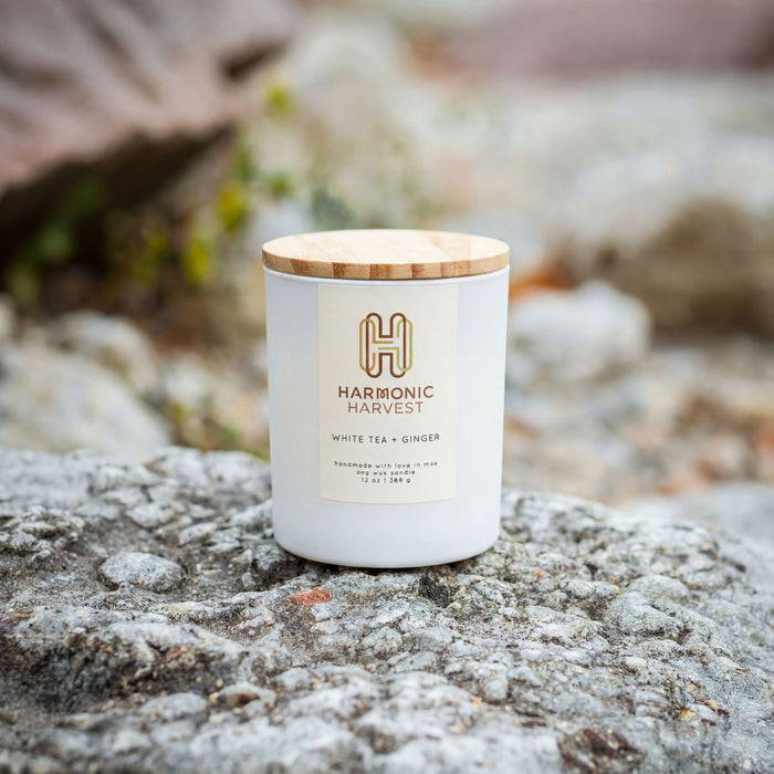 CBxHH White Candles 12oz