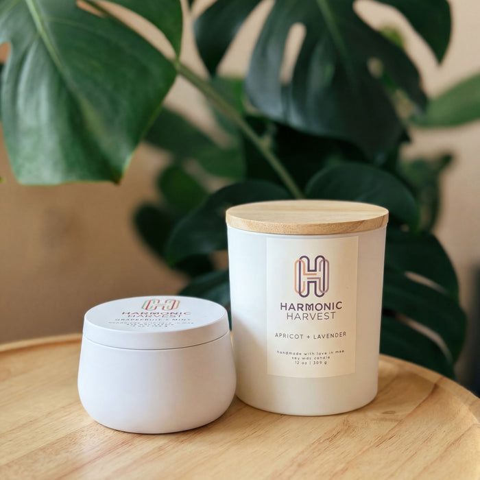 CBxHH White Candles 12oz