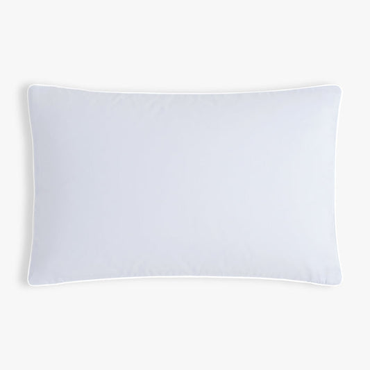 Classic Piped Toddler Pillow in Blue front