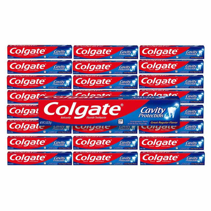 Colgate Cavity Protection Toothpaste Regular 2.5 oz - 24 Pack