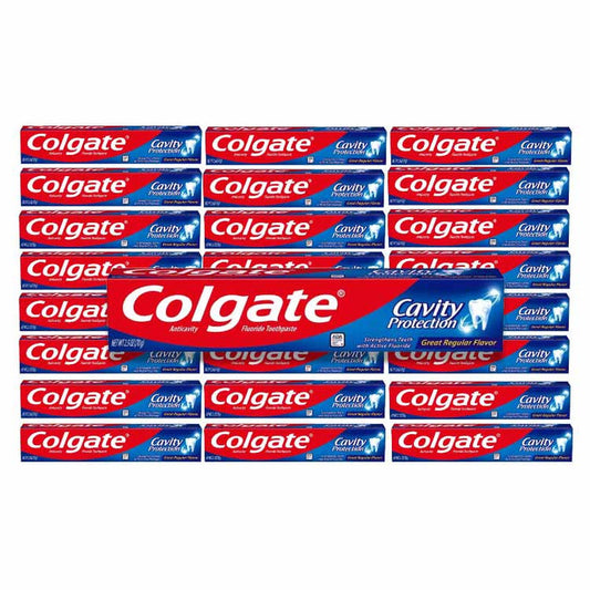 Colgate Cavity Protection Toothpaste Regular 2.5 oz - 24 Pack