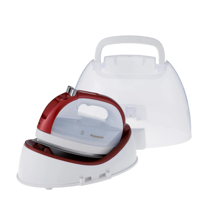 Cordless Steam/Dry Iron, 1700W Wide Stainless Plate with Heatproof Carry Case and Retractable Cord for Efficient Quilting