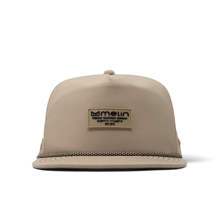 Coronado Brick Hydro Performance Snapback Hat KHAKI