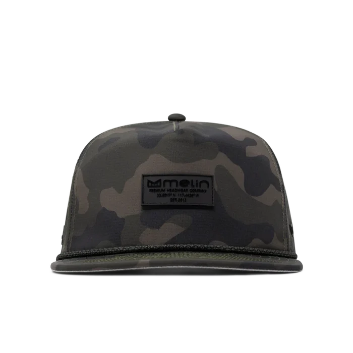 Coronado Brick Hydro Performance Snapback Hat OLIVE CAMO