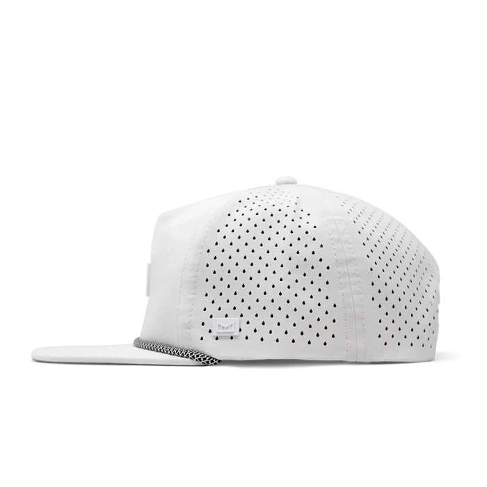 Coronado Brick Hydro Performance Snapback Hat WHITE