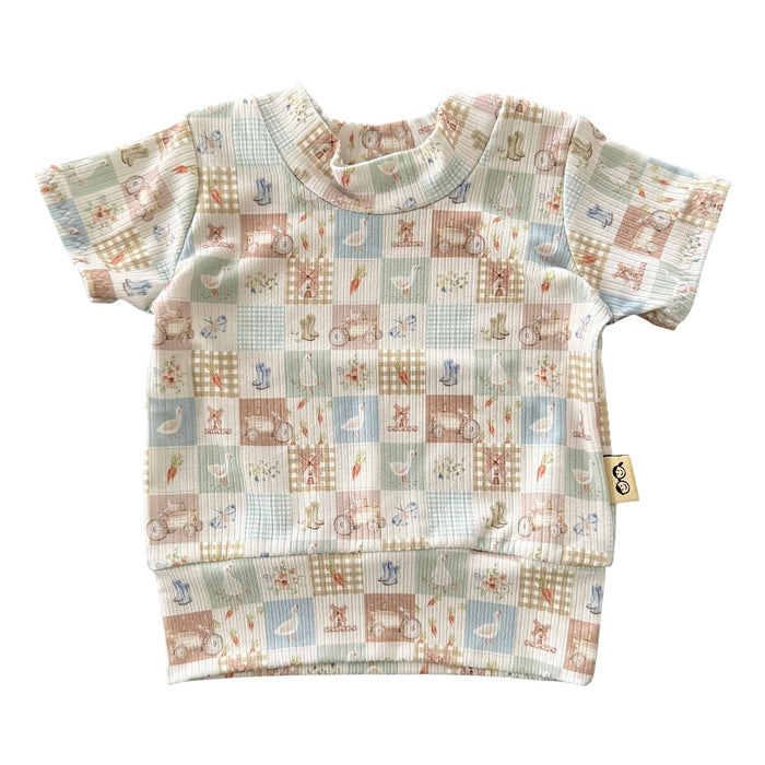 Countryside Patchwork Ribbed Summer Lounge Set