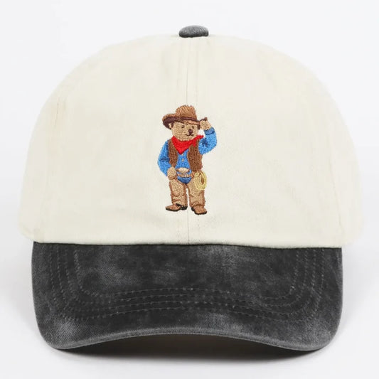 Cowboy Teddy Dad Hat