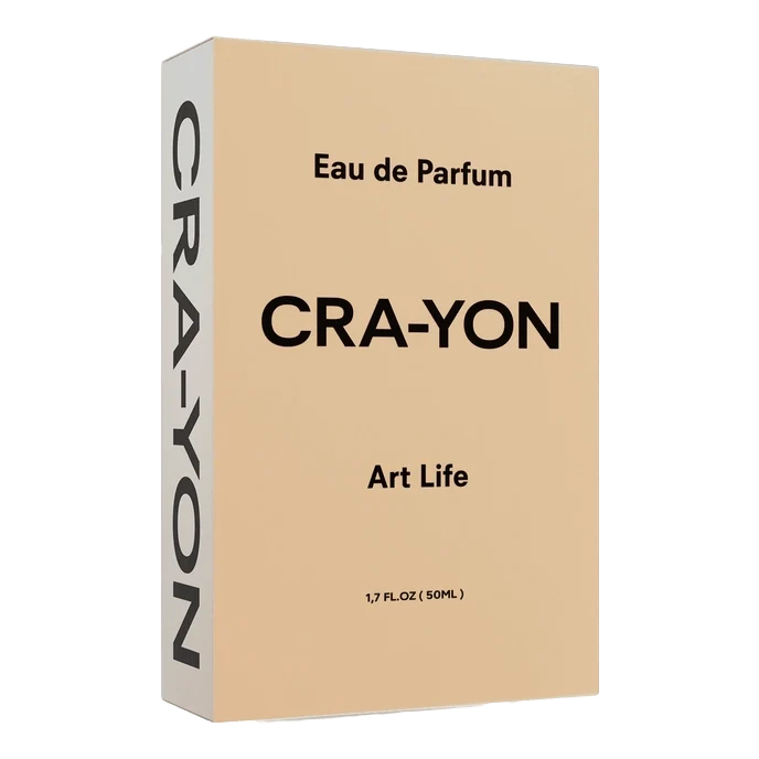 CRA-YON Art Life parfyme i beige kartongboks mot hvit bakgrunn
