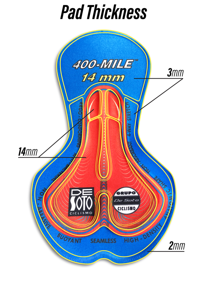 Culotte de ciclismo 400 Mile™ para hombre