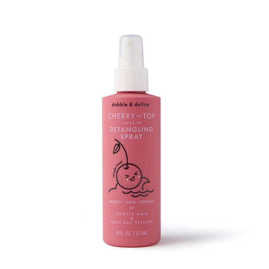 Cherry on Top™️ Hair Detangling & Conditioning Spray - Dabble & Dollop - Living with Ivey