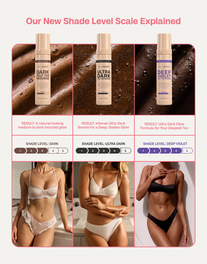 Deep Violet Self Tanning Mousse