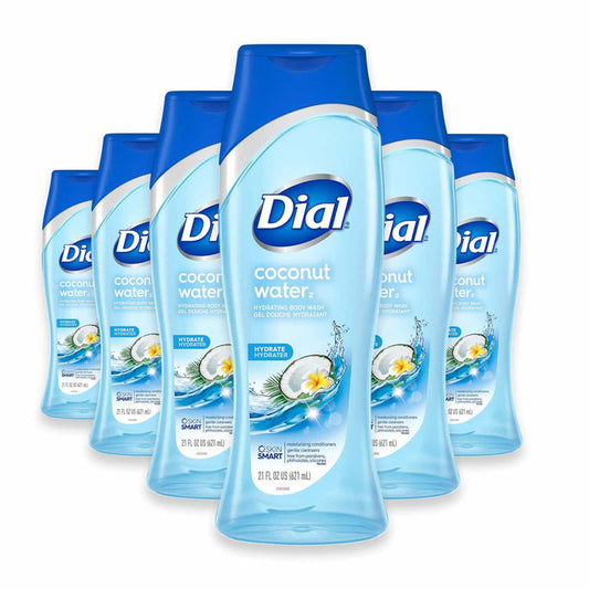 Dial Body Wash Coconut Water – 16 oz – 6 Pack
