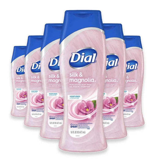 Dial Body Wash Silk & Magnolia – 16 oz – 6 Pack