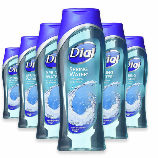 Dial Body Wash Spring Water – 16 oz – 6 Pack