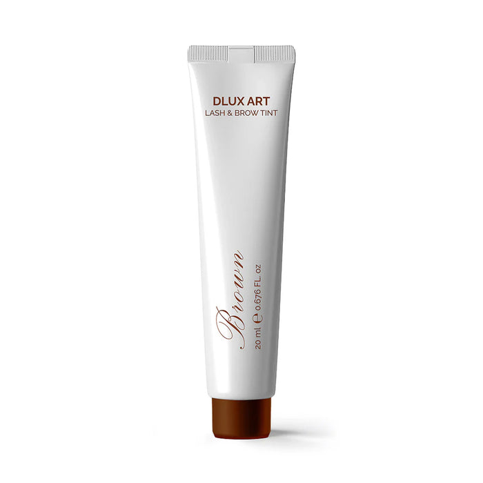 DLUX Pro Art Hybrid Lash & Brow Tint - Brown - 20ml