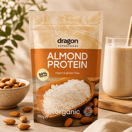 Dragon Food - Mandel Protein - Økologisk - 200 g.