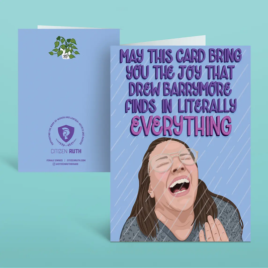 Drew Barrymore May This card