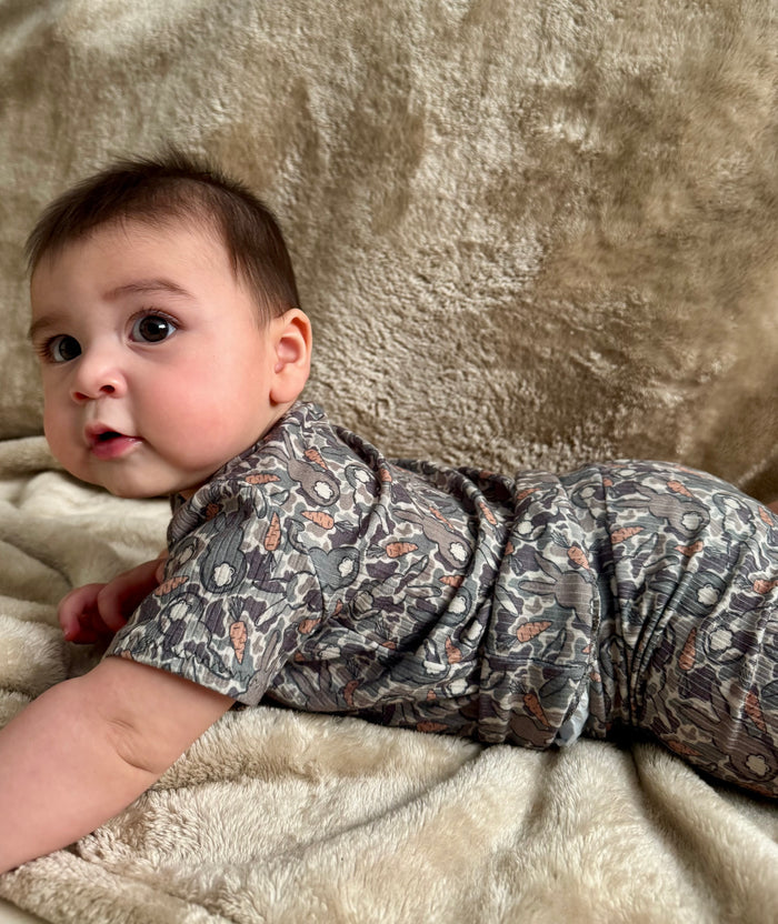 Easter Bunny Camo Ribbed Summer Lounge Set