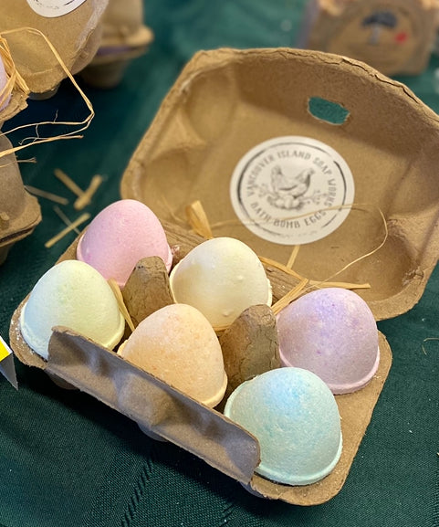 Egg Bath Bombs (6 pack)