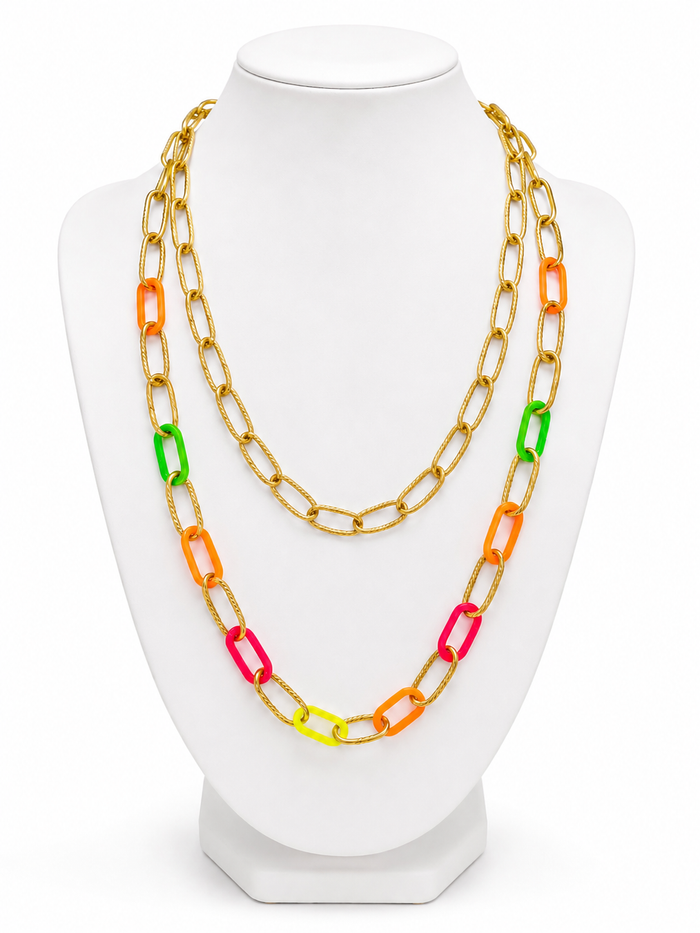 Electric Avenue Chain Link Necklace