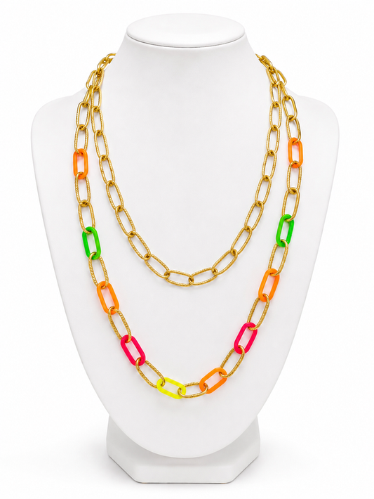 Electric Avenue Chain Link Necklace