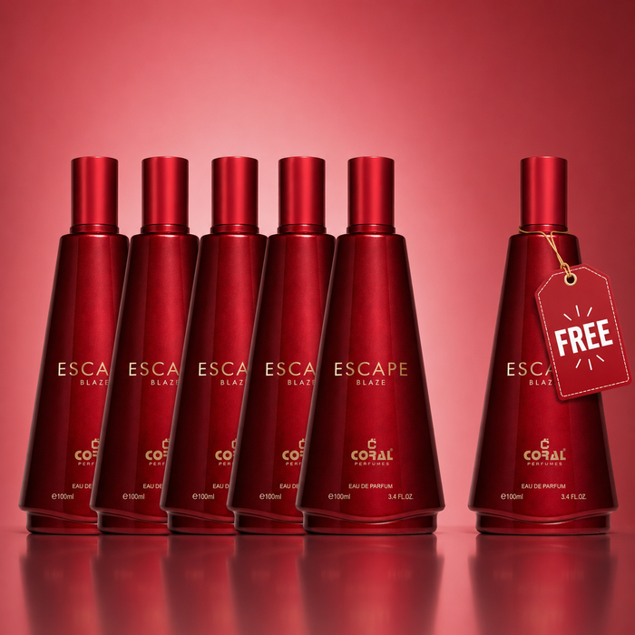 Escape Blaze For Men Eau De Parfum 100ml Buy 5 Get 1 Free