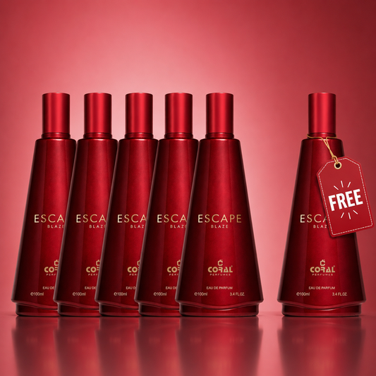 Escape Blaze For Men Eau De Parfum 100ml Buy 5 Get 1 Free