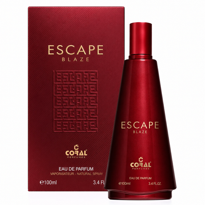 Escape Blaze For Men Eau De Parfum 100ml Buy 5 Get 1 Free