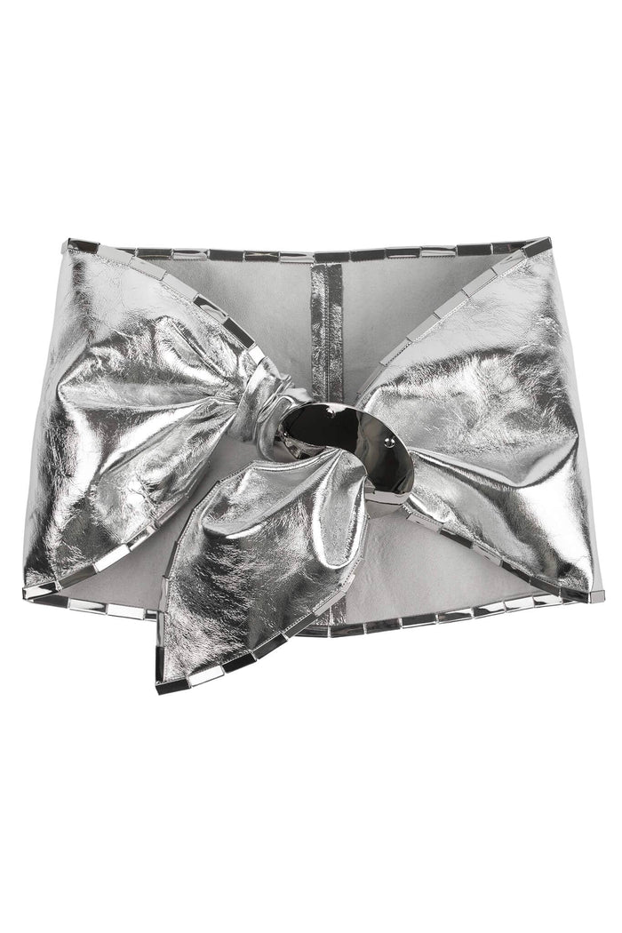 EVEN-BIGGR Jeffrey Campbell Belt Silver