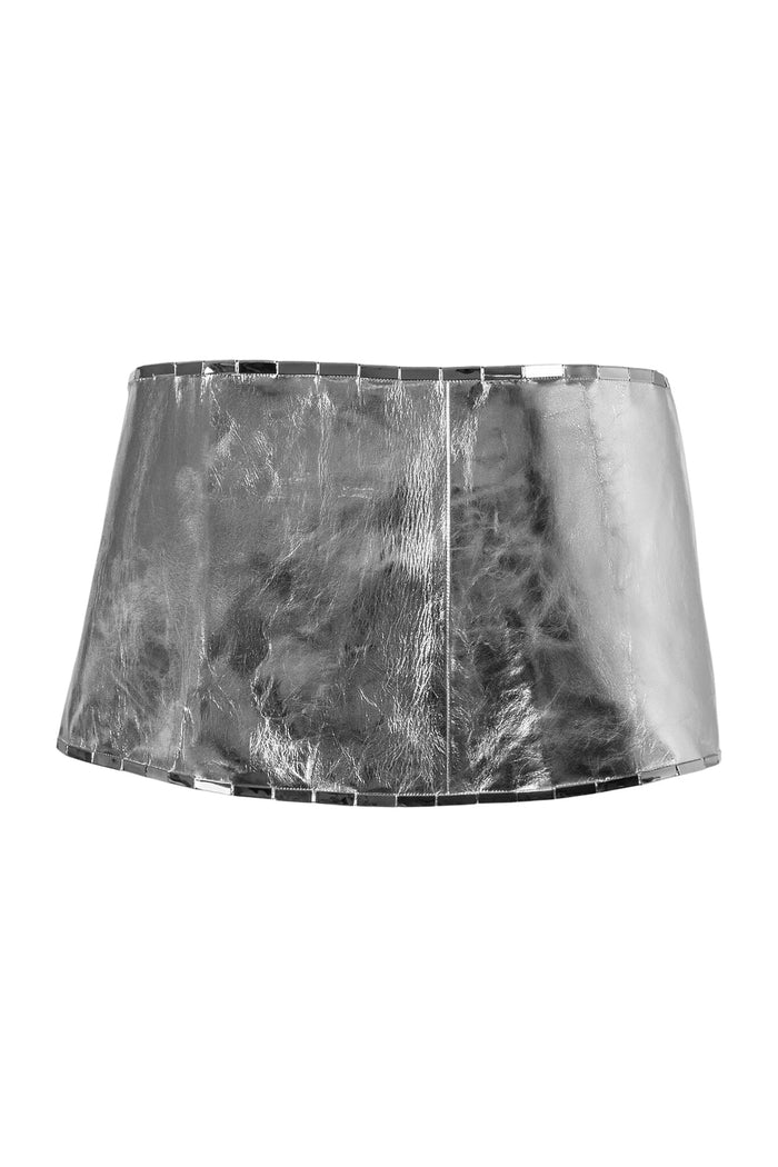 EVEN-BIGGR Jeffrey Campbell Belt Silver _hover
