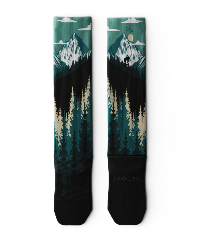Free Ride Athletic Knee High Compression Socks