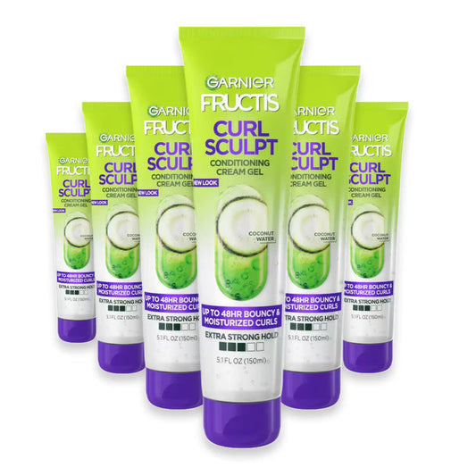 Garnier Fructis Curl Sculpt Conditioning Cream Gel – 5.1 oz - 6 Pack