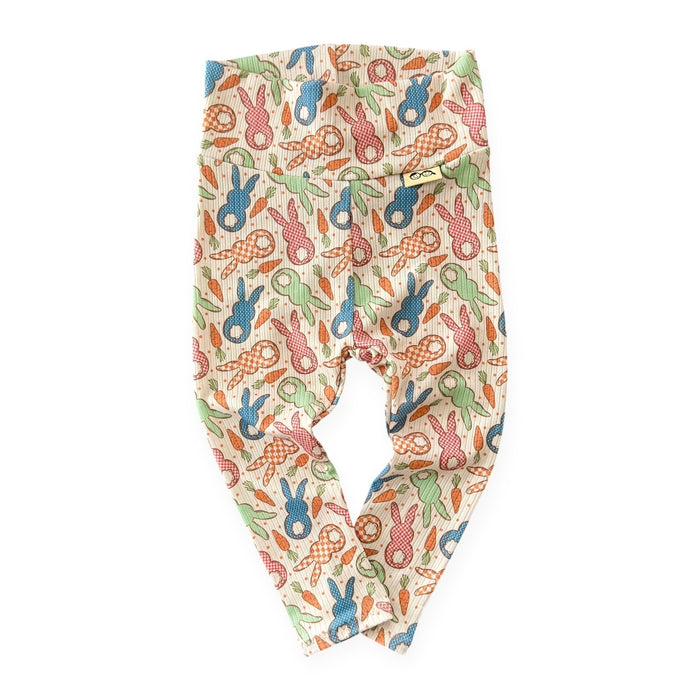 Gingham Easter Bunnies Ribbed Lounge Set