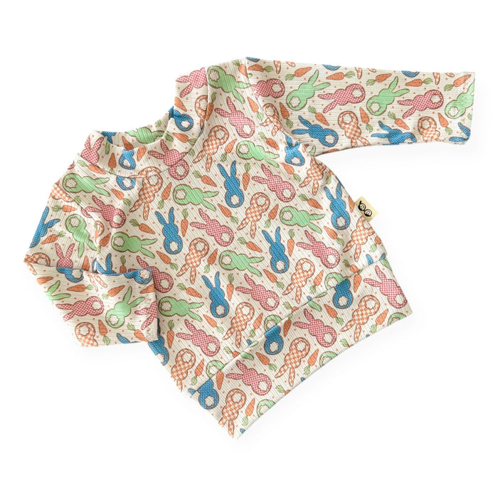 Gingham Easter Bunnies Ribbed Lounge Set