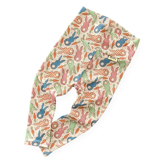 Gingham Easter Bunnies Ribbed Lounge Set