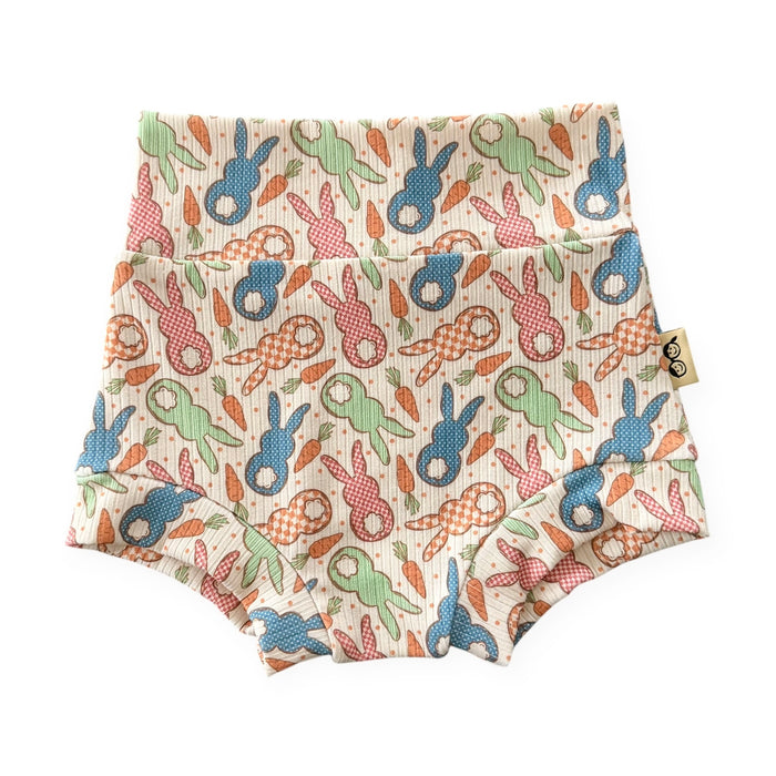 Gingham Easter Bunnies Ribbed Summer Lounge Set
