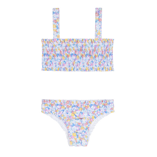 girls jasmine blossom smocked bikini