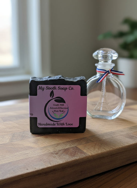 Goat Milk , Shea butter Activated Charcoal (Our Version of Polo Red )