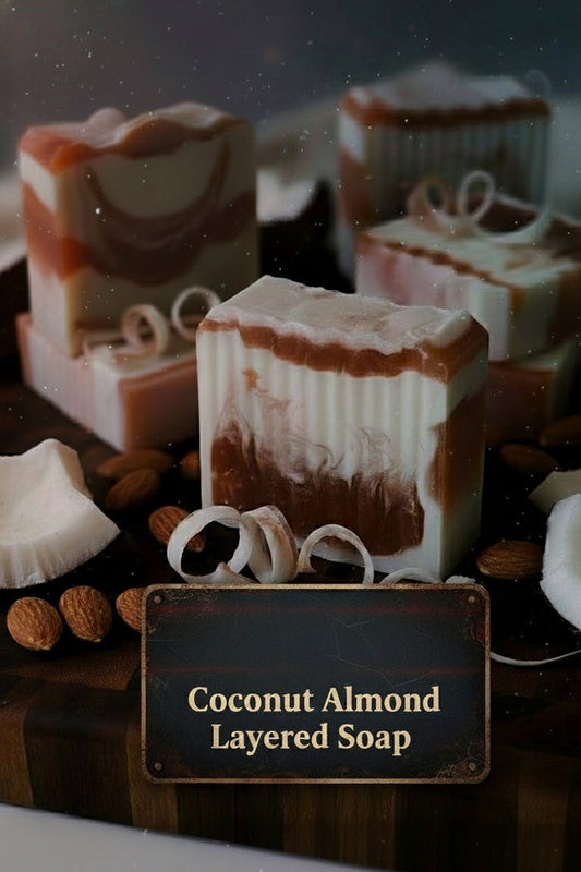 Goats Milk, Shea Butter Almond & Coconut Soap Bar
