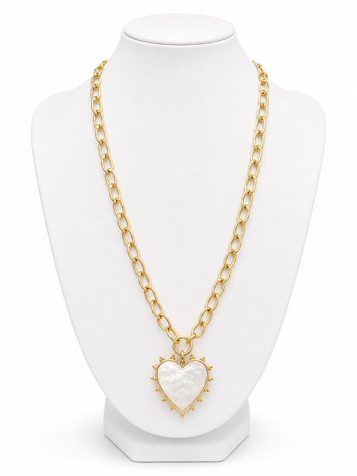Golden Romance Pendant Necklace
