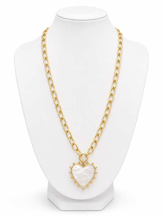 Golden Romance Pendant Necklace