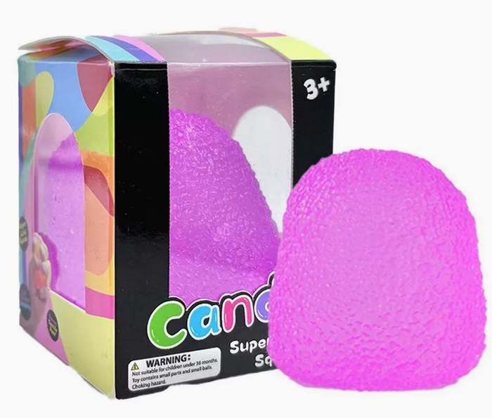 Gumdrop Textured Solid Squish Toy