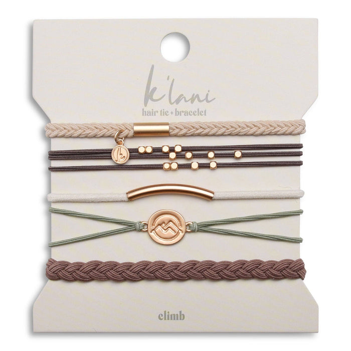 Hair Tie Bracelets-Climb